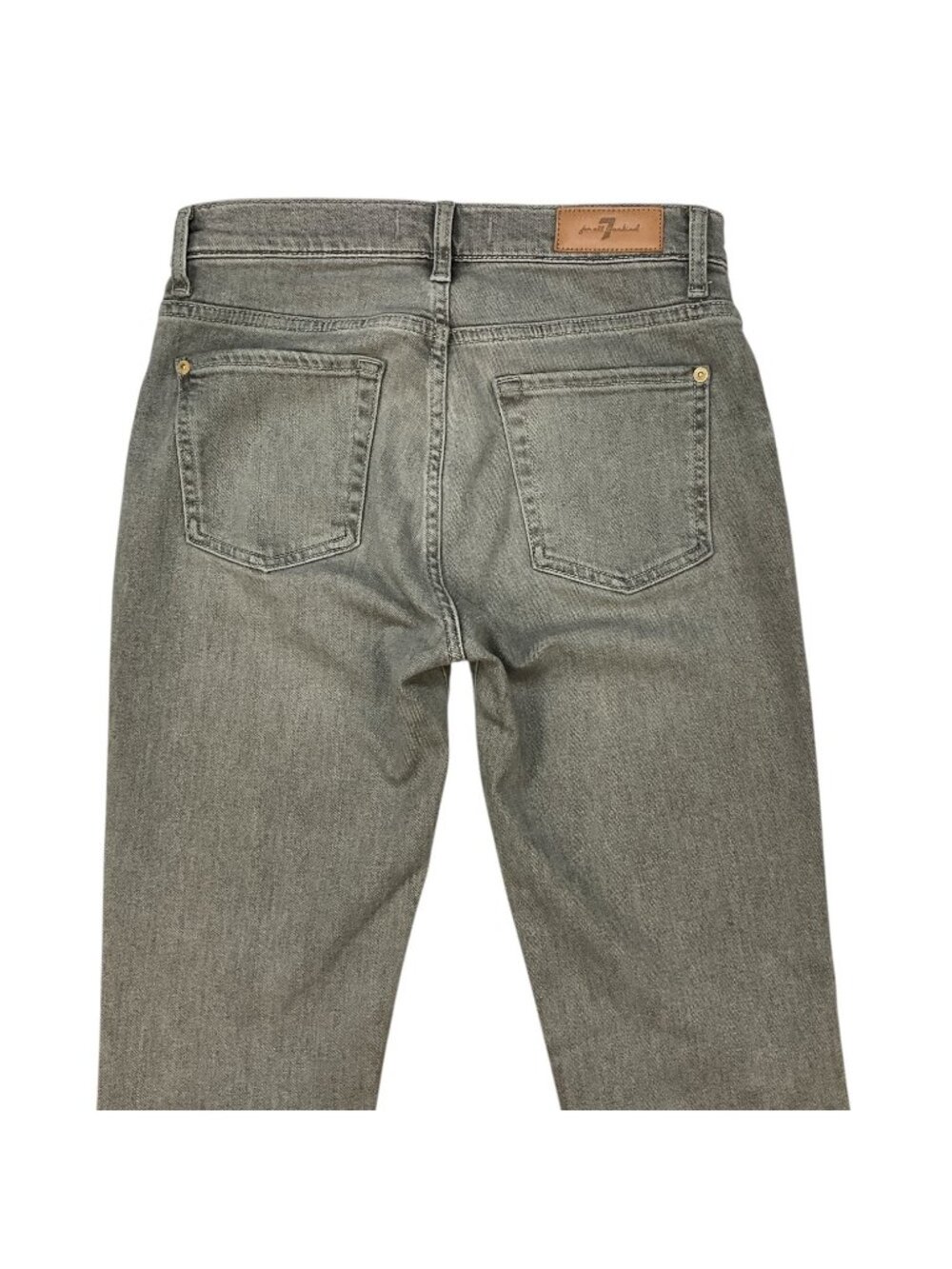 7 For All Mankind 7FAM Bootcut Mid Rise Jean 28 Gray - Picture 8 of 13
